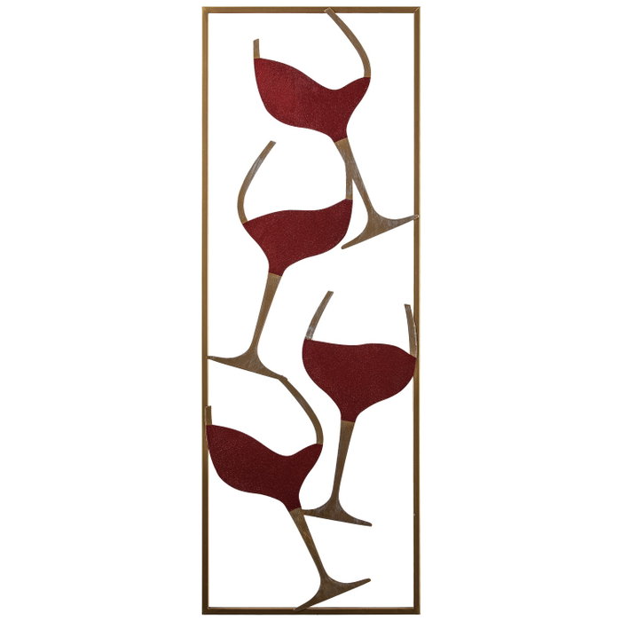 Wallity Accesorio Decorativo de Metal Multicolor